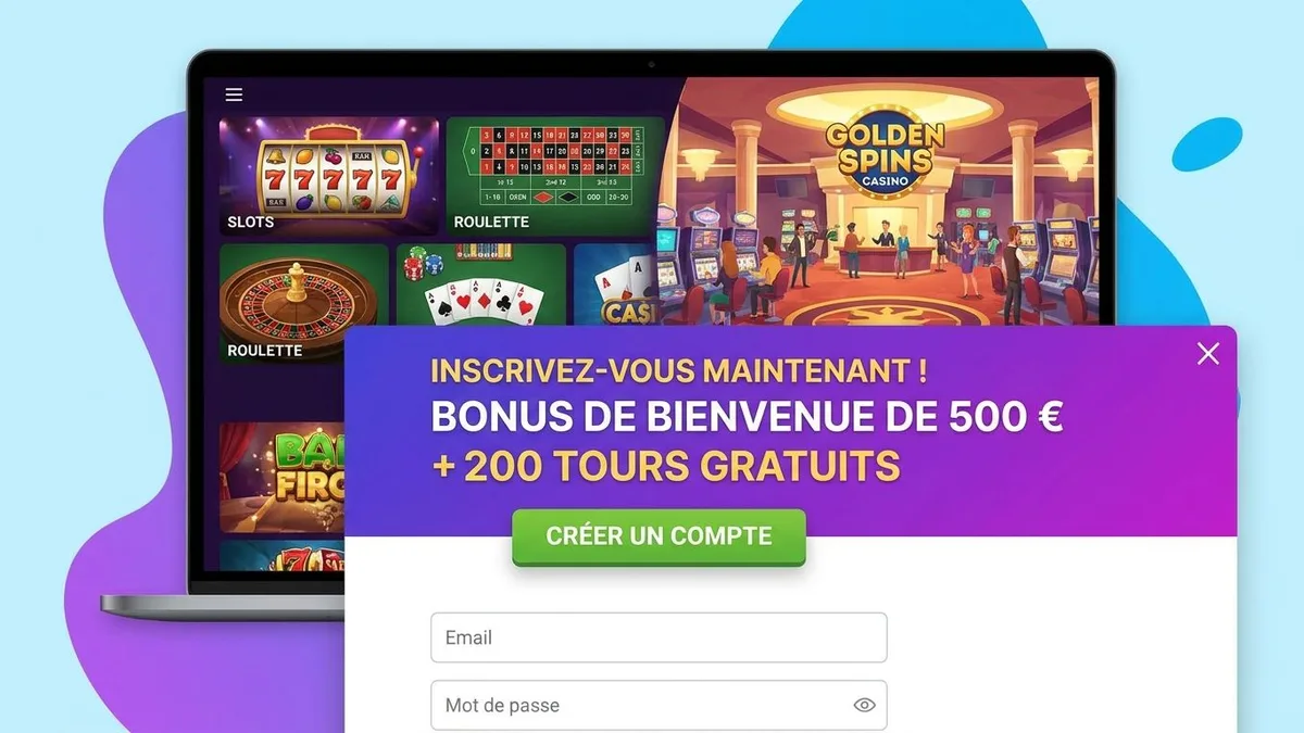 Inscription avec bonus